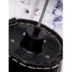 Lámpara de suspensión de neumáticos reciclada AMAZON XL 3 (negro)