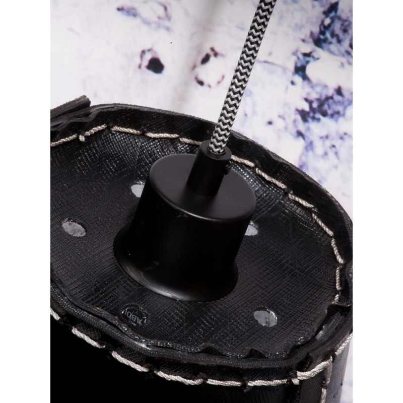 Lampe à suspension en pneu recyclé AMAZON XL 3 abat-jours (noir) - image 45043