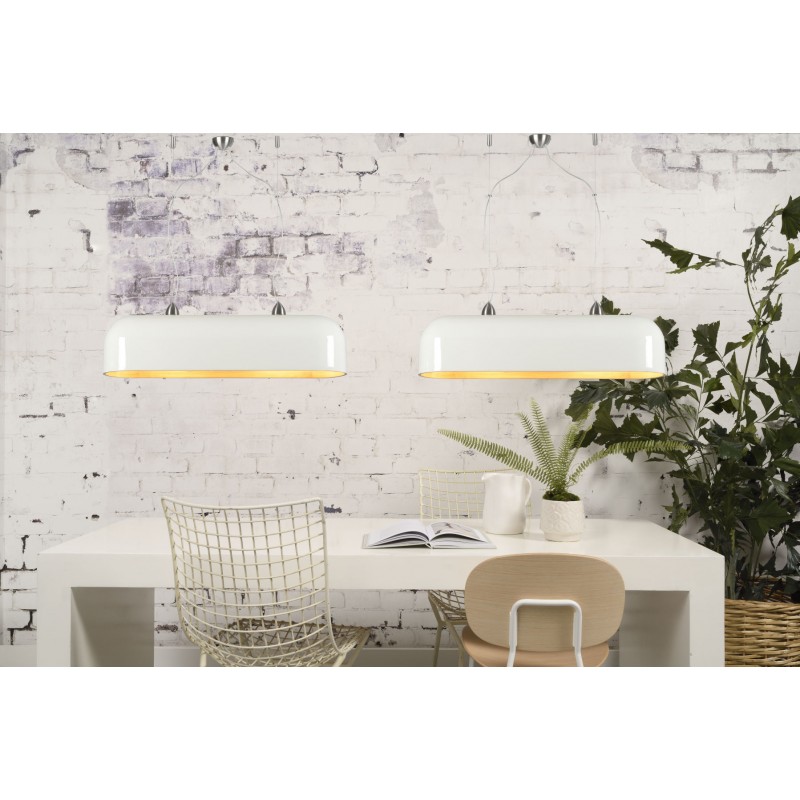 HALONG XL lampada a sospensione bambù (bianca) - image 45159