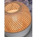 MEKONG SMALL bamboo table lamp (white, natural)