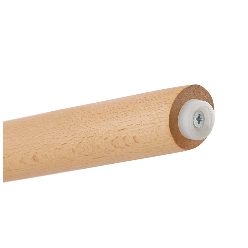 Taburete de barra escandinavo en madera de microfibra de madera color natural TALIA (gris oscuro) - image 45895