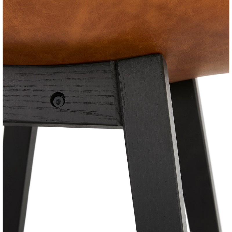 Barra de barra de barra de barra de barra de media altura diseño negro pies DAIVY MINI (marrón claro) - image 46281