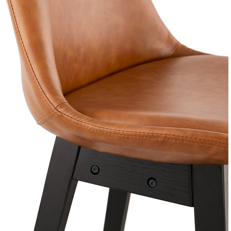 Bar set design bar chair bar black feet DAIVY (light brown) - image 46333