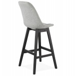 ILDA black foot bar chair bar set (light grey)