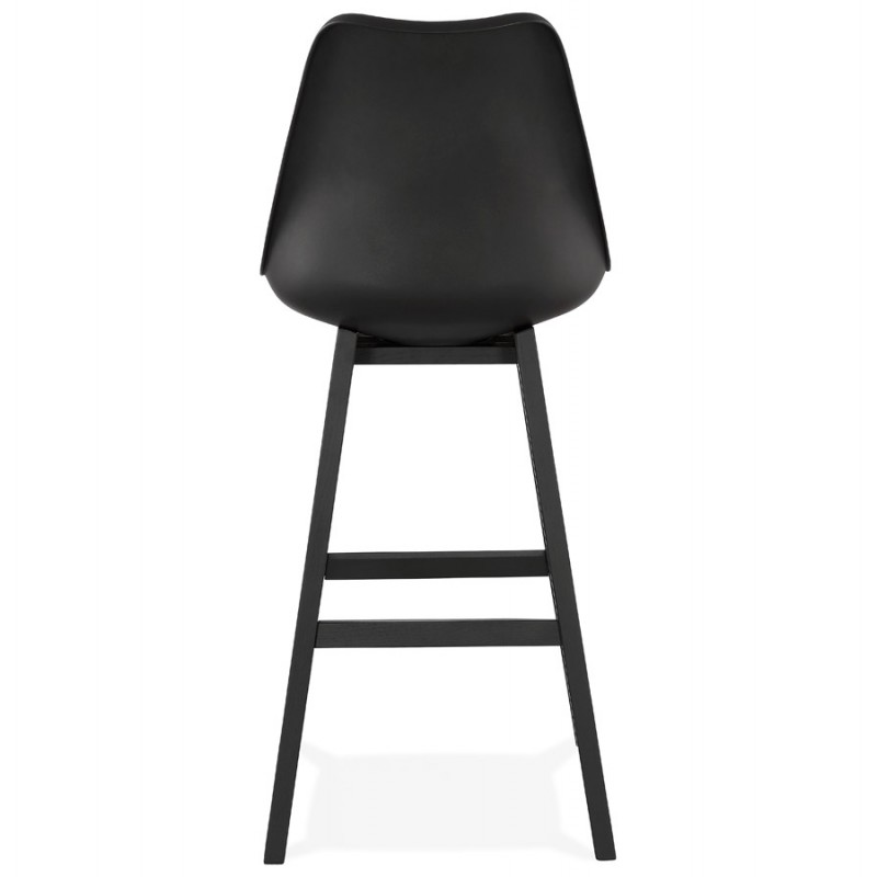 Taburete de bar silla de bar pies negros DYLAN (negro) - image 46366