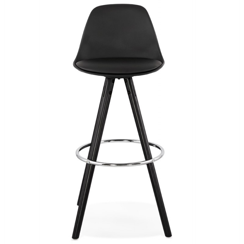 Bar stool design black feet OCTAVE (black) - image 46384