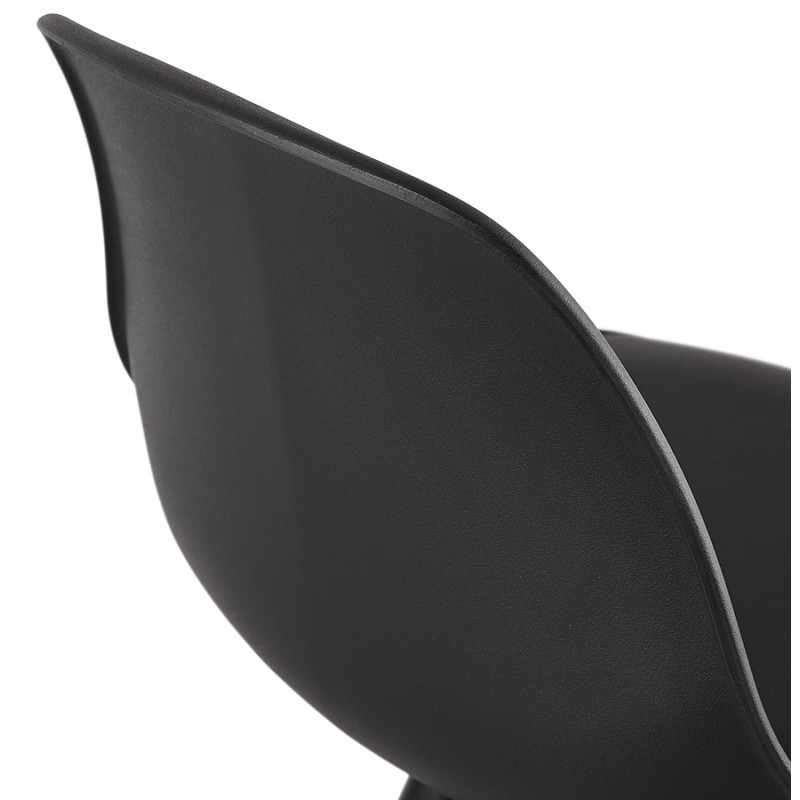 Sgabello design piedi neri OCTAVE (nero) - image 46391