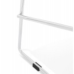 Bar bar set bar bar sedia mezza altezza design impilabile JULIETTE MINI (bianco)