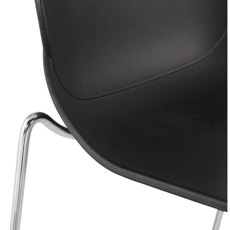 BAR bar set bar bar chair half-height stackable design JULIETTE MINI (black) - image 46570