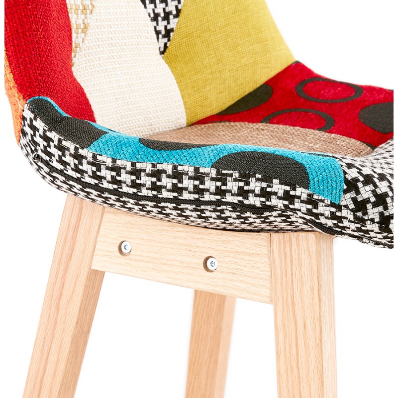 Bohemian patchwork bar chair bar stool in MAGIC fabric (multicolor) - image 46654