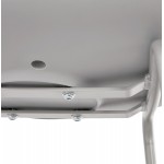 Tabouret de bar chaise de bar industriel pieds gris clair OCEANE (gris clair)