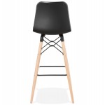 FAIRY Scandinavian design bar stool (black)