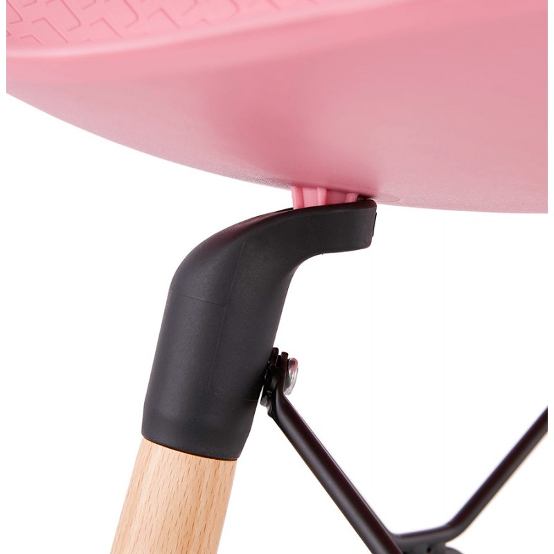 FAIRY Scandinavian design bar stool (pink) - image 46760