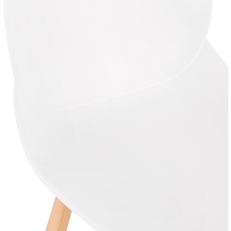 PACO Scandinavian design bar stool (white) - image 46949