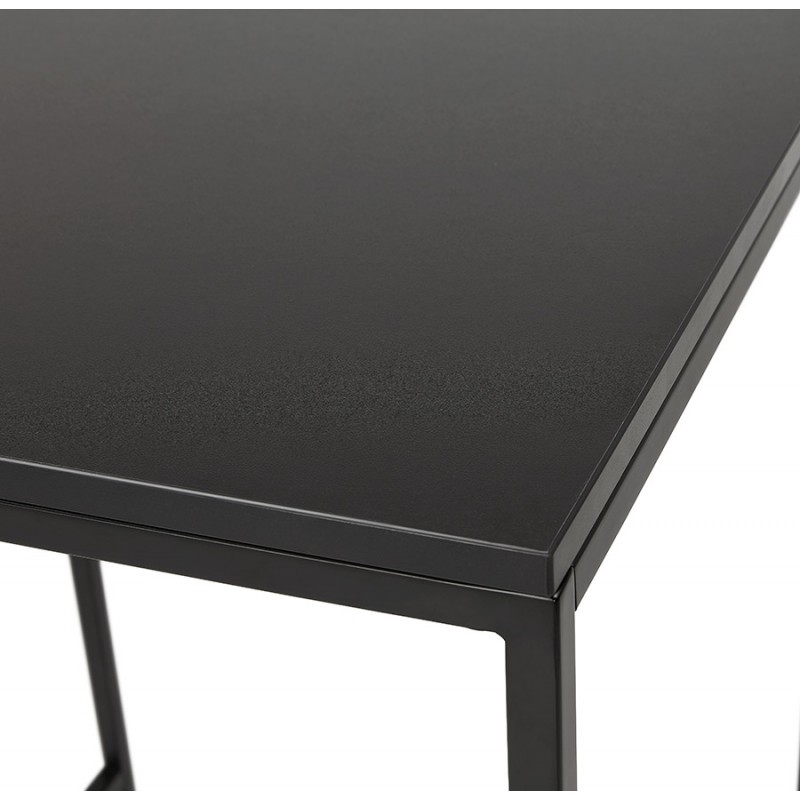 La mesa alta come un diseño de pie en patas de metal negro de madera HUGO - image 47008