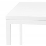 High table eats-standing design in wooden white metal feet HUGO
