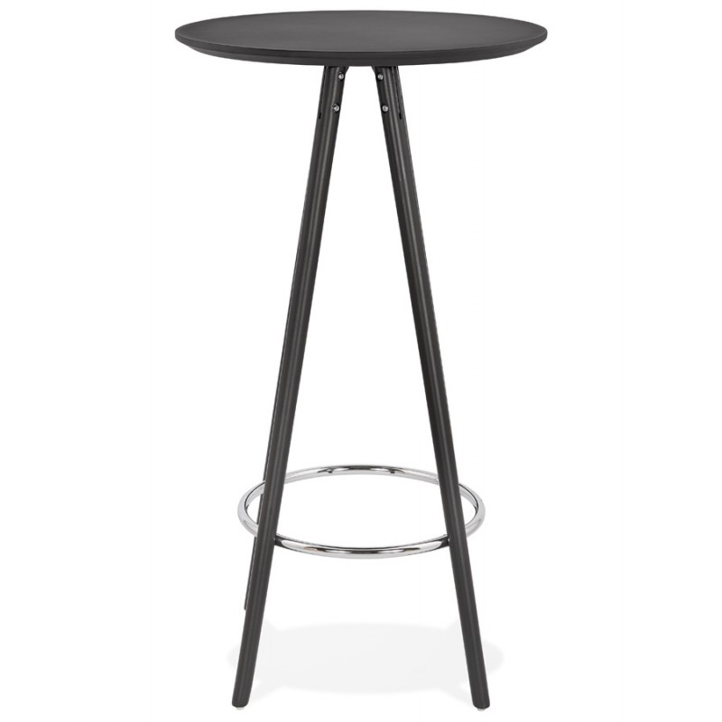 Tavolo alto mangia-up disegno in legno piedi CHLOE (nero) - image 47084