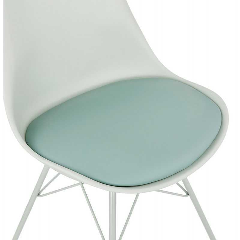 Sedia in stile industriale SANDRO (verde chiaro) - image 47263