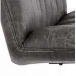PALOMA sedia d'epoca gireggiata (grigio scuro)