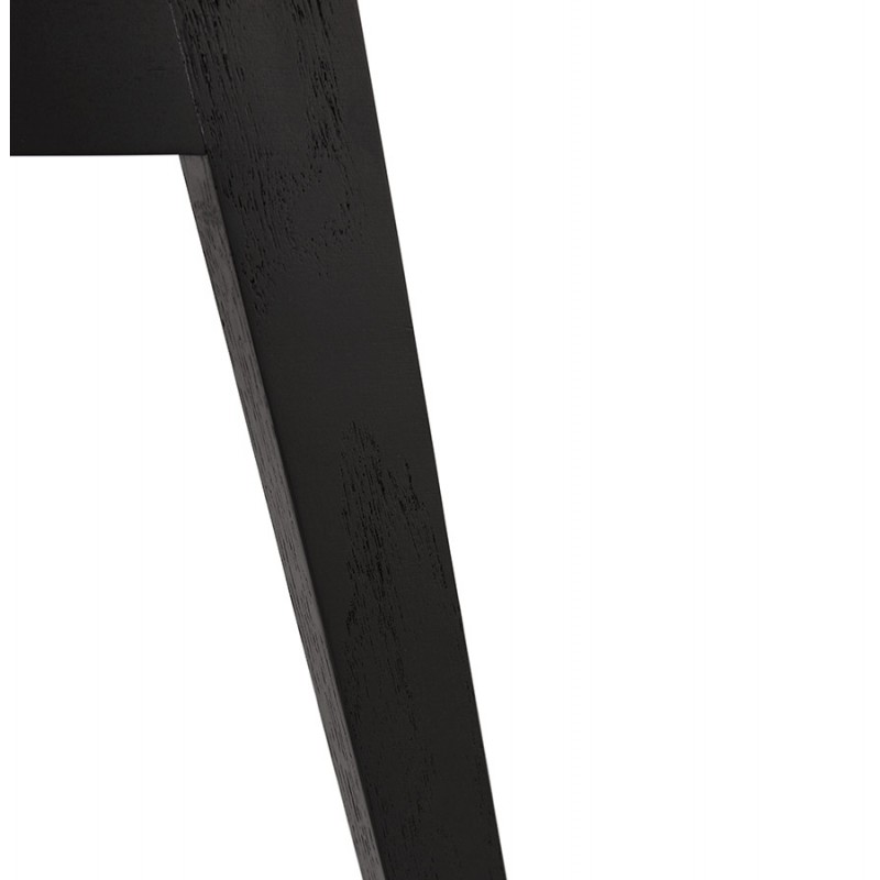 DESIGN Stuhl mit Füßen schwarz Holz MAILLY (weiß) - image 47522