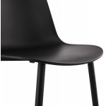 Diseño MANDY y silla contemporánea (negro)
