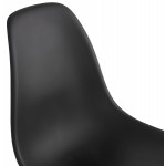 Sedia design in plastica piedi nero metallo MELISSA (nero)