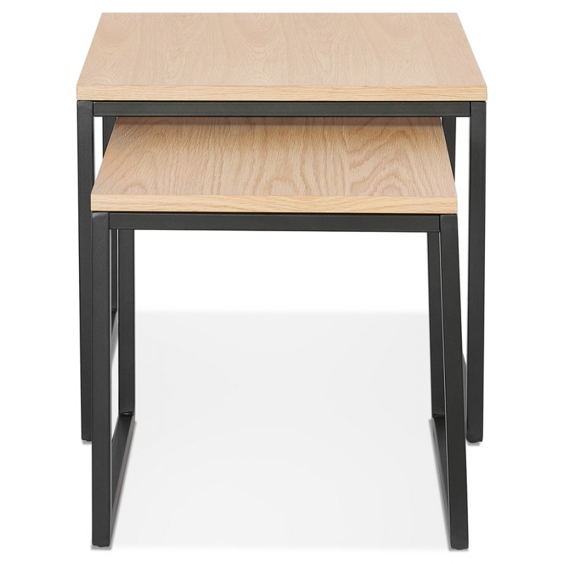 PreSCILLIA tavoli in legno e metallo nero (finitura naturale) - image 48354