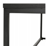 Tavolino da caffè ROXY (nero) di design industriale