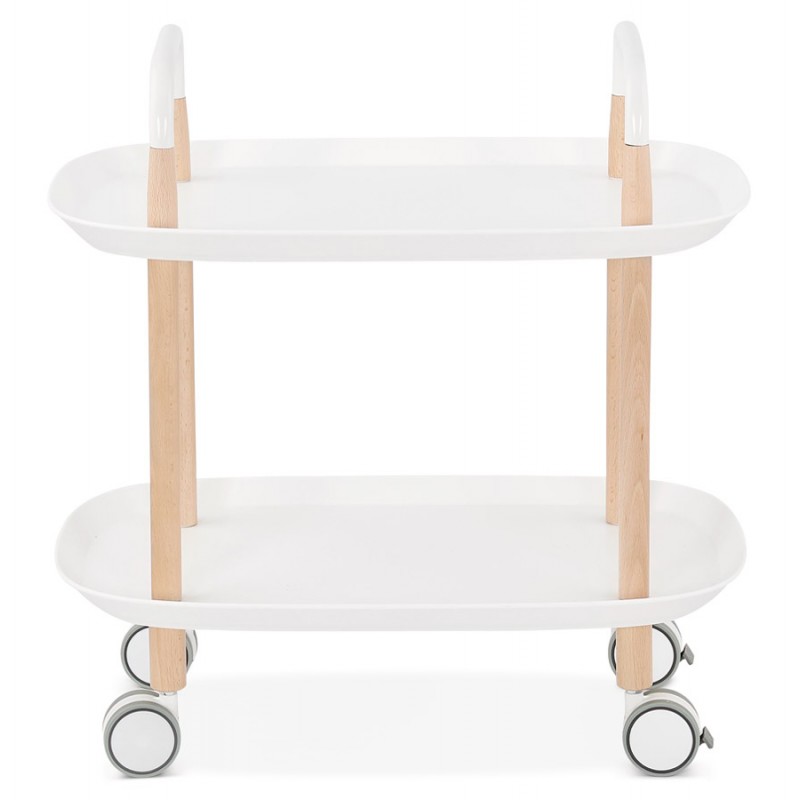 Rolling table, service design RAVEN (white) - image 48447