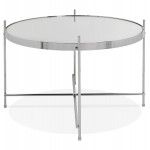 Design coffee table, RYANA MEDIUM side table (chrome)