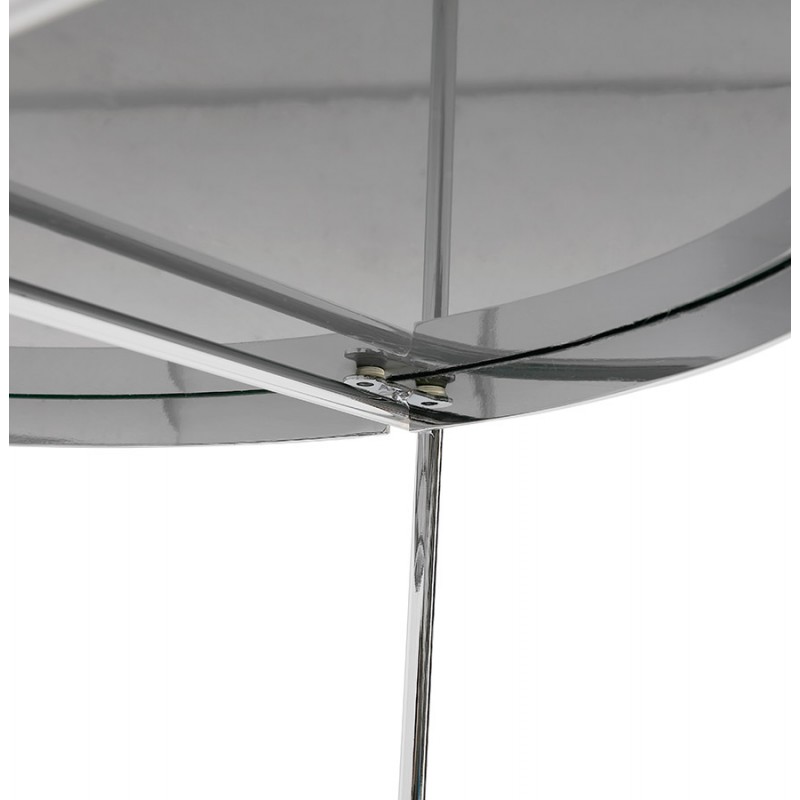 Table basse design, table d'appoint RYANA MEDIUM (chrome) - image 48487