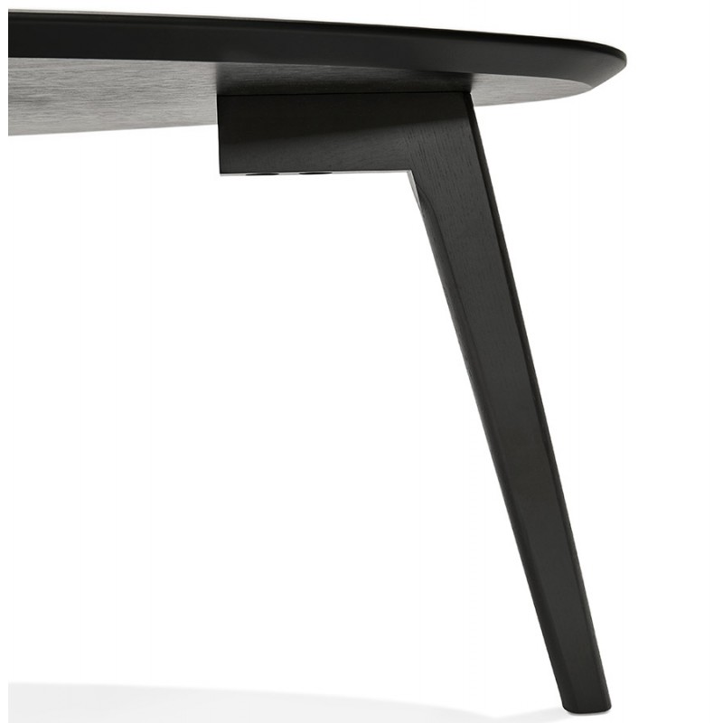 Mesas de diseño de madera ovaladas RAMON (negro) - image 48514