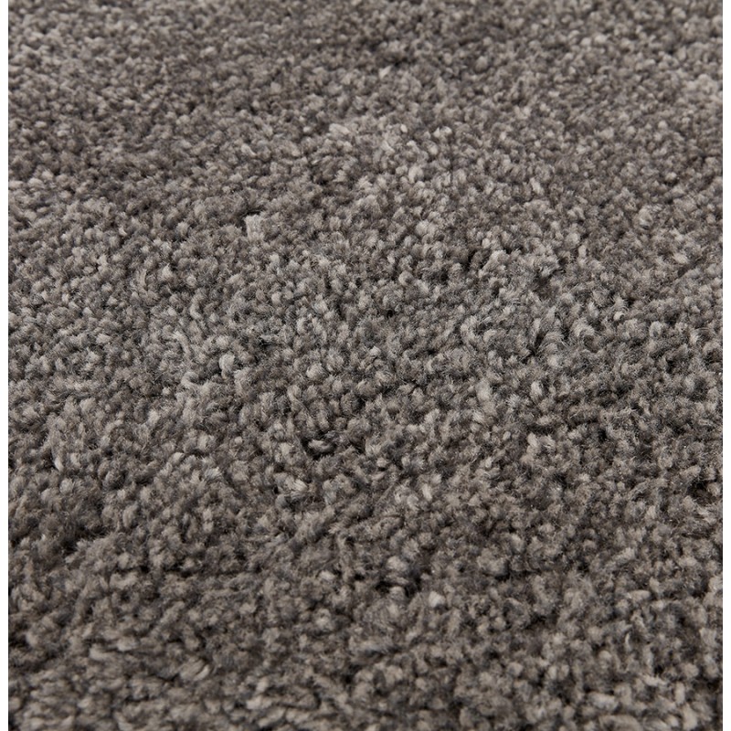 Alfombra de diseño redondo (160 cm) SABRINA (gris oscuro) - image 48573