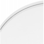 Metall rund DesignSpiegel (60,5 cm) PRISKA (weiß)