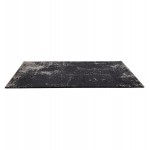 Rectangular design carpet - 160x230 cm - TAMAR (black, grey)