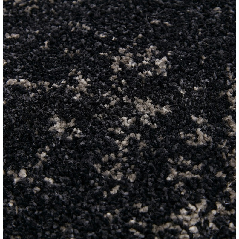 Rectangular design carpet - 160x230 cm - TAMAR (black, grey) - image 48662