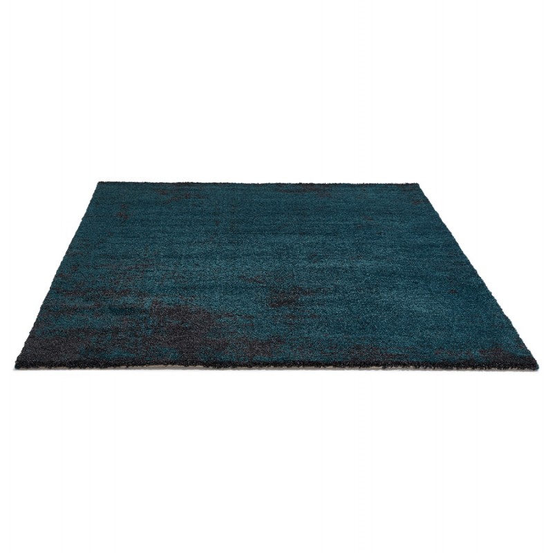 Alfombra de diseño rectangular - 160x230 cm - YLONA (azul, negro) - image 48670