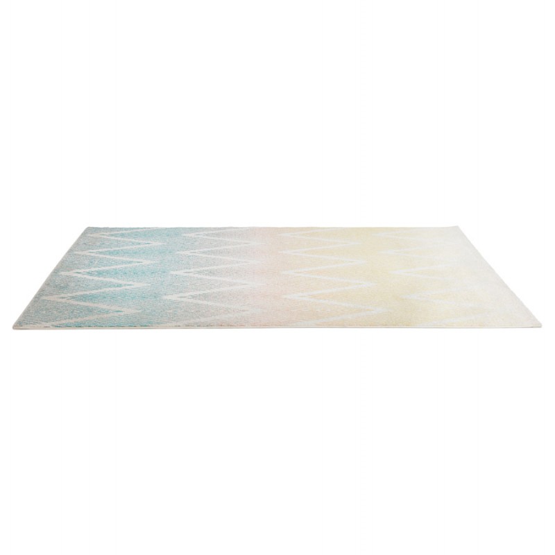 Rectangular graphic carpet - 160x230 cm - ZIGZAG (multicolored) - image 48725