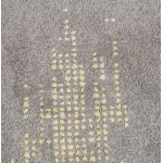 Tapis design rectangulaire - 160x230 cm - YOELA (gris, jaune)