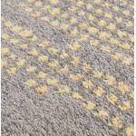 Tappeto di design rettangolare - 160x230 cm - YOELA (grigio, giallo)