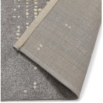 Rectangular design carpet - 160x230 cm - YOELA (grey, yellow)