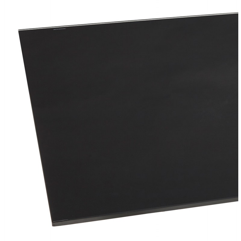 Tavolo da pranzo in vetro e metallo (200x100 cm) WHITNEY (nero) - image 48773