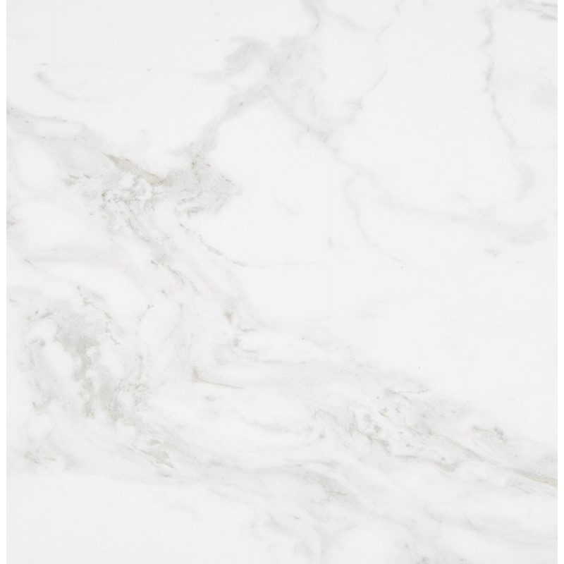 Ceramic and metal brushed steel design (180x90 cm) FLORINA (white) - image 48798