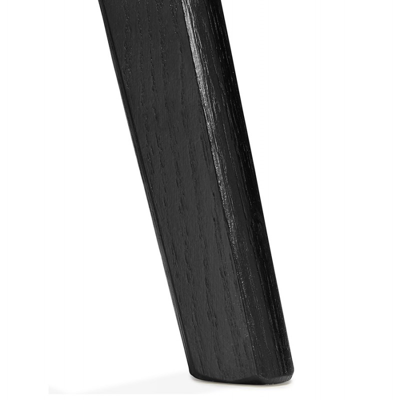 Table à manger design ou bureau en bois (180x90 cm) ZUMBA (noir) - image 48961