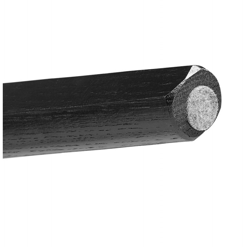 Tavolo da pranzo di design o scrivania in legno (180x90 cm) (nero) - image 48962