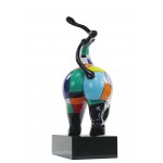 Statue woman SENSUAL design decorative sculpture in resin H61 (multicolored) cm