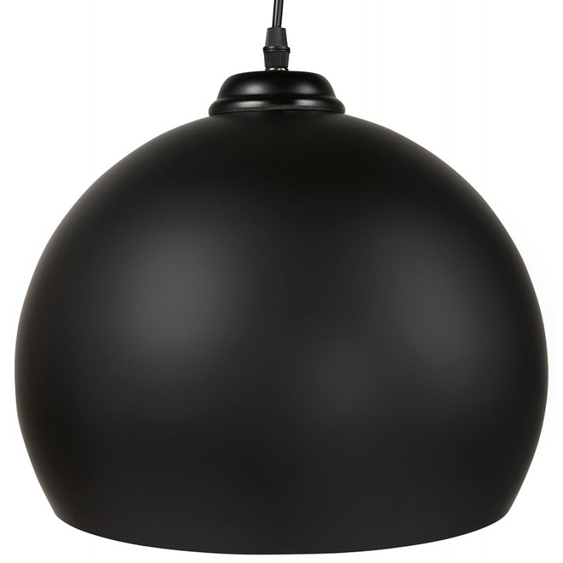 Suspensión de bola de diseño metálico KENJI (negro) - image 49324