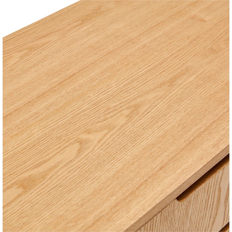 Buffet-Stecklade 2-Tür-Design 3 Schubladen aus Holz MELINA (natürlich) - image 49398
