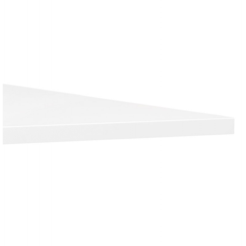 SAYA mesa de madera de patas negras (160x80 cm) (blanco) - image 49573