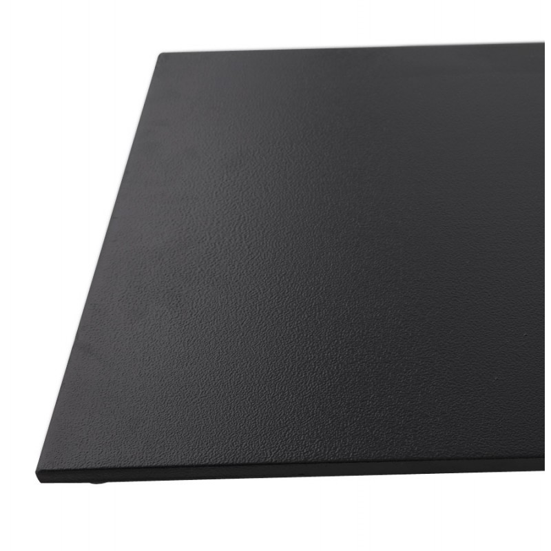 Mesa metálica rectangular RamBOU XL (75x40x88 cm) (negro) - image 49895